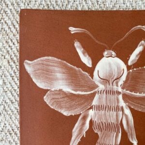 Edmund Dvaies earthenware insect tile