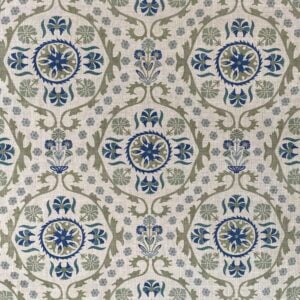 Extra Wide Eden Suzani Indigo & Sage - Image 2
