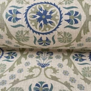 Extra Wide Eden Suzani Indigo & Sage - Image 3