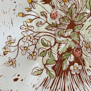 Jen Whiskerd Hand-Coloured Print - Tussie Mussie - Image 3
