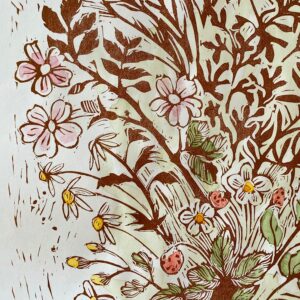 Jen Whiskerd Hand-Coloured Print - Tussie Mussie - Image 4