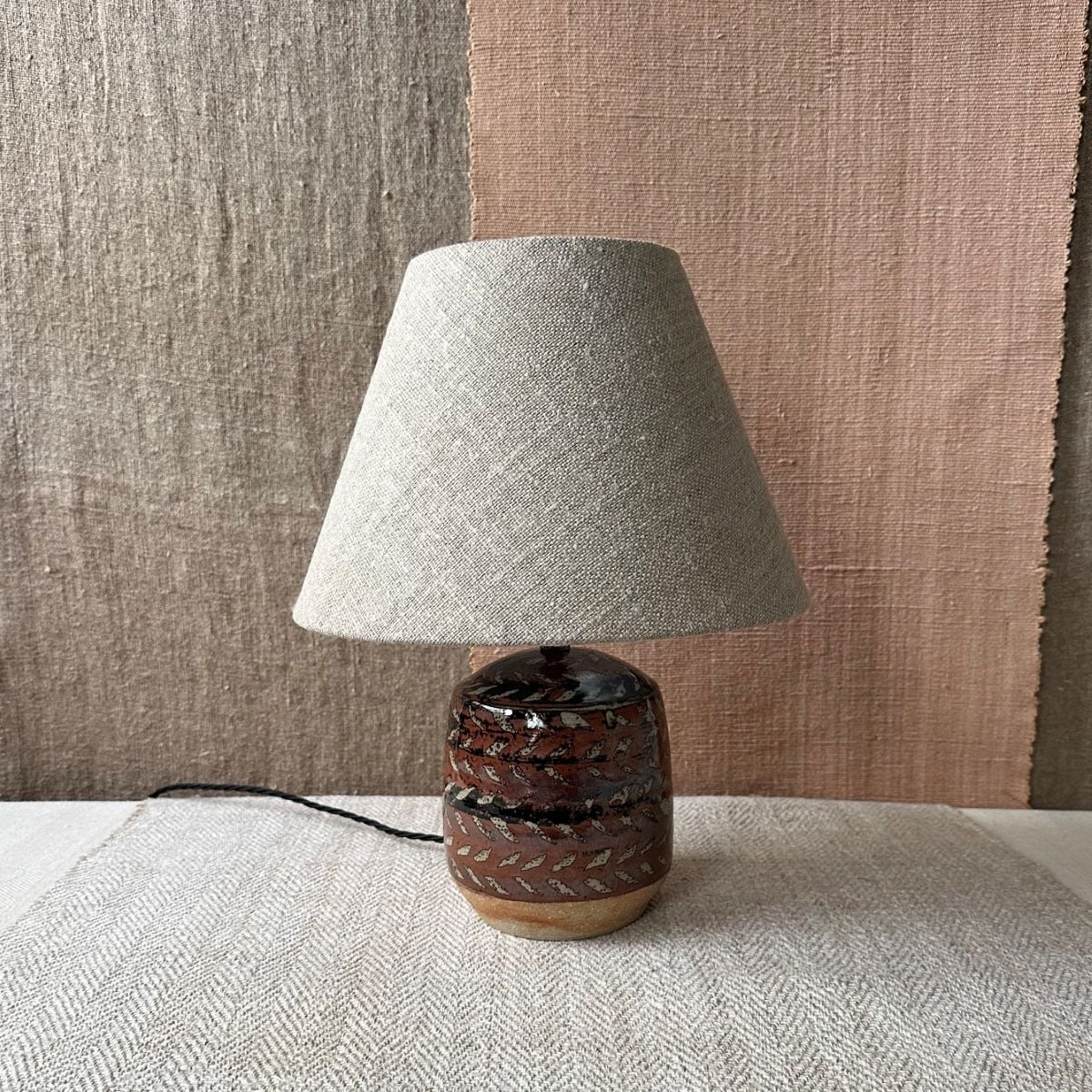 Jack welbourne pottery lamp