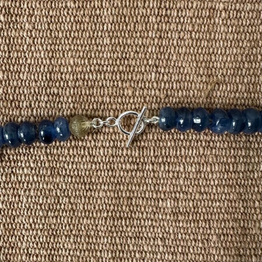 Kyanite, Silver & Cast Glass - Hawk CDLT M1