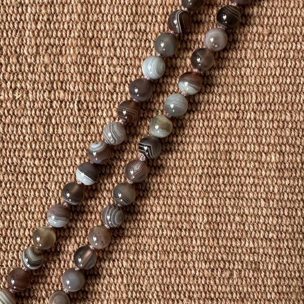 Agate Necklace with Boar/Tree of Life Pendant CDLT M2 - Image 3