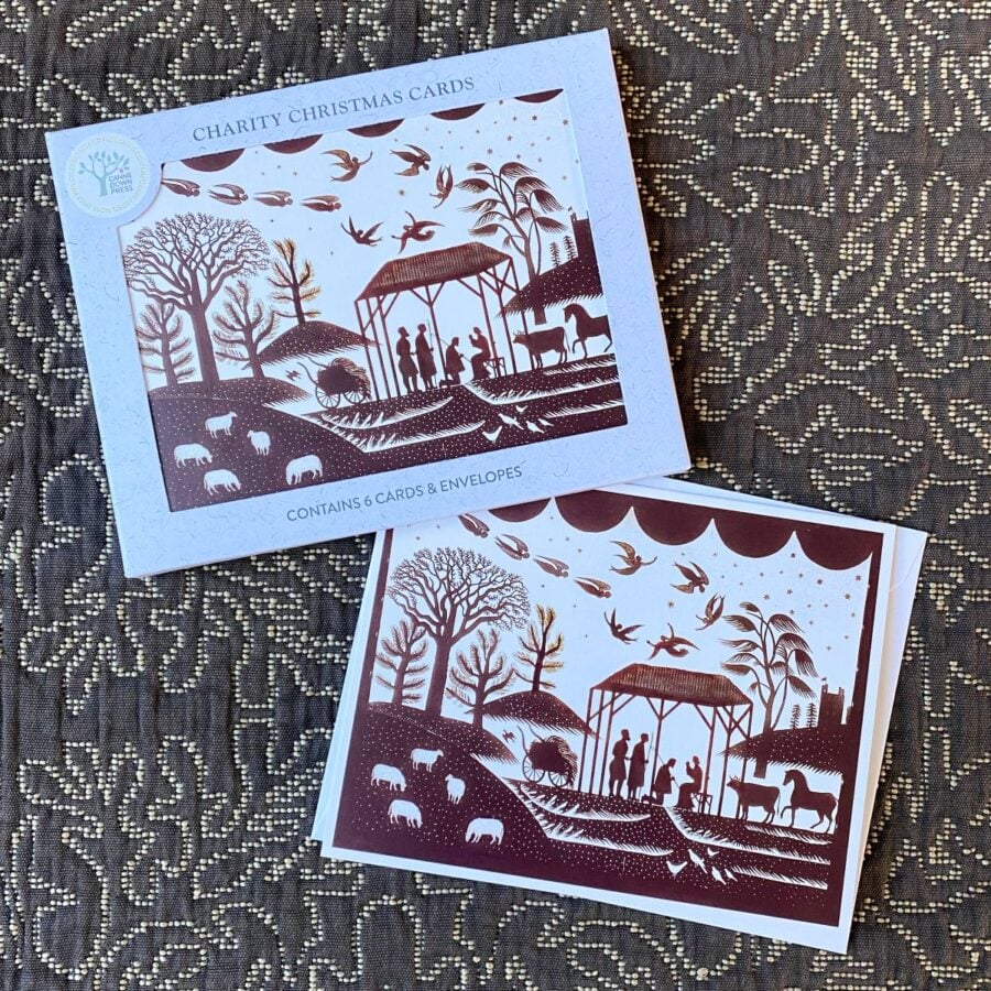 Pack of 6 Christmas Cards - Nativity Scene