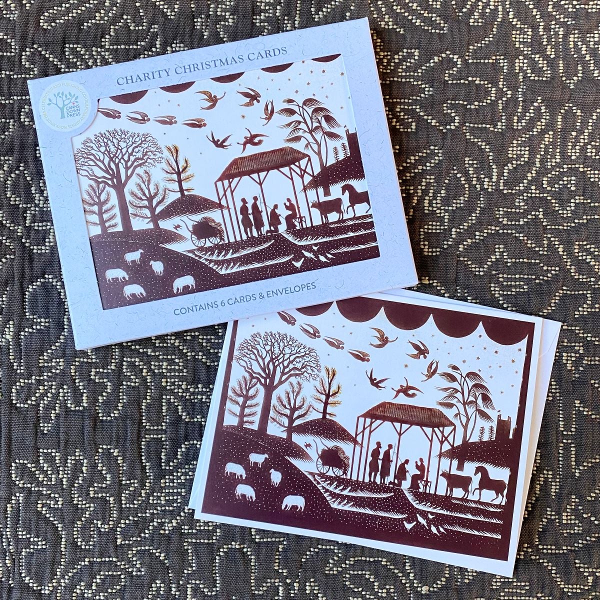 Pack of 6 Christmas Cards - Nativity Scene - Image 3