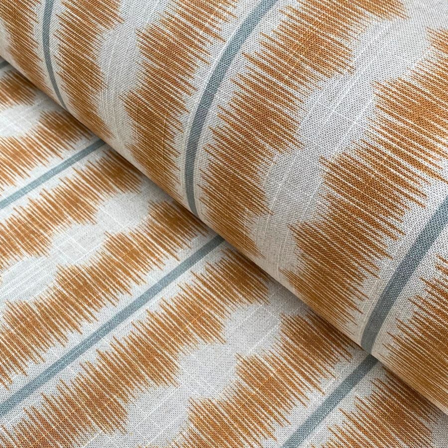 Quill Stripe fabric on a roll