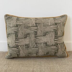 Sarah Burns Patterns block print cushion