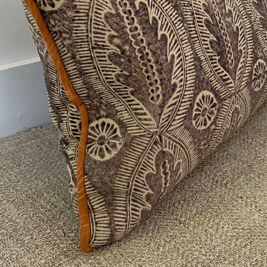 Block Printed Cushion - Sussex Oak SBPC7