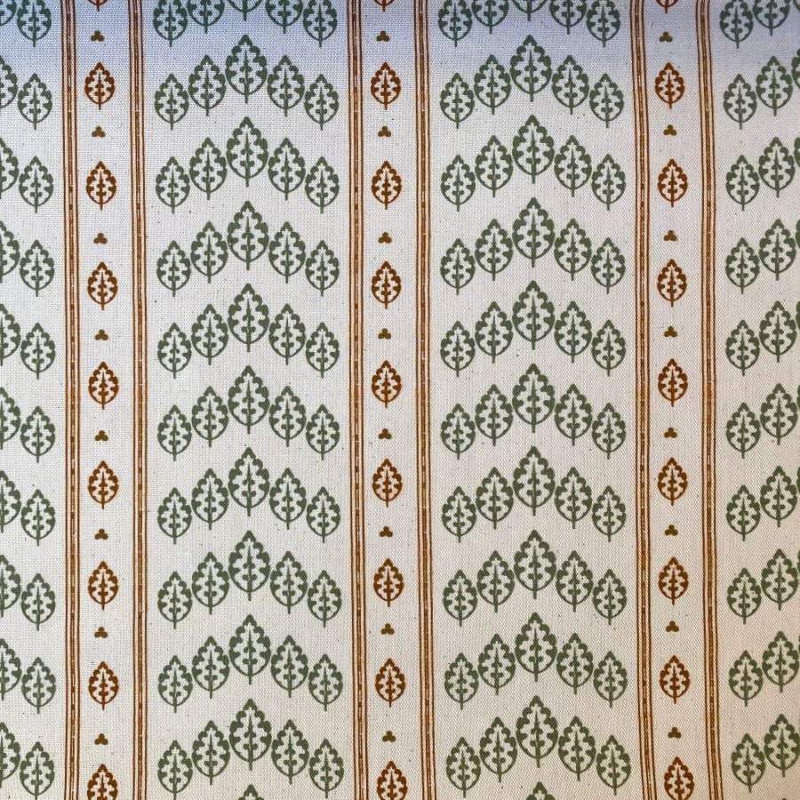 Coppice Stripe Buckskin & Leaf