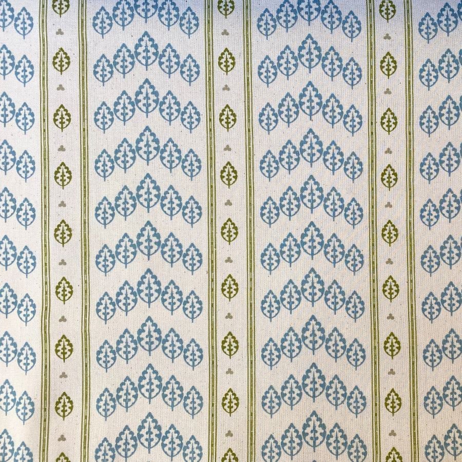 Coppice Stripe Sea Blue & Olive