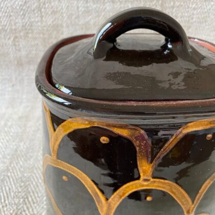 Erica Taylor Low Large Lidded Jar ETJM5 - Image 5