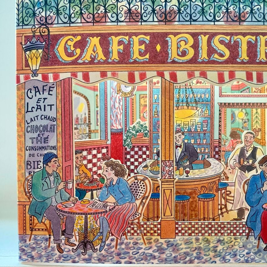 Emily Sutton 3D Card - Cafe Bistro