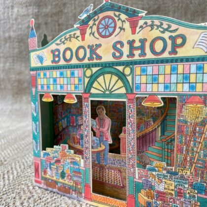 Emily Sutton 3D Card - Book Shop - Image 2