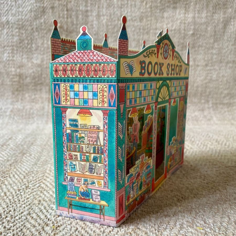 Emily Sutton 3D Card - Book Shop