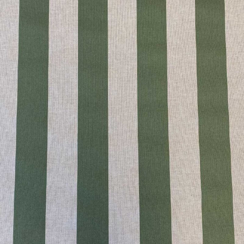 Broad Stripe - Fern Green on Natural - Image 2