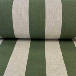 Broad-Stripe-Fern-Green Fabric Tinsmiths