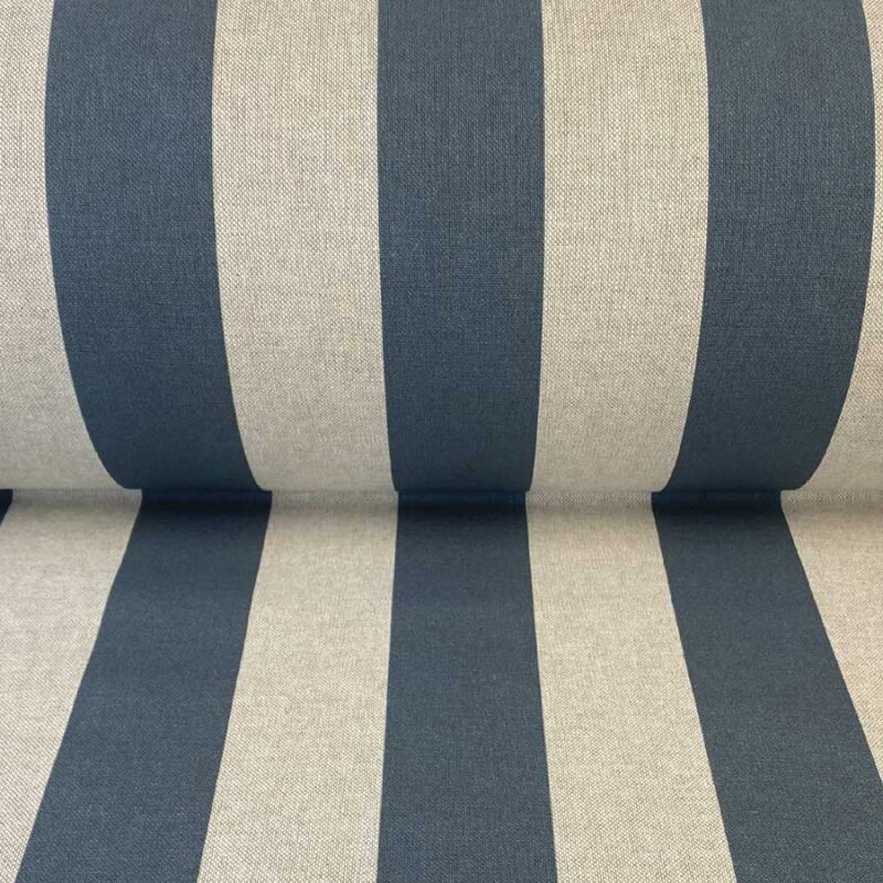 Broad Stripe - Indigo on Natural - Image 3