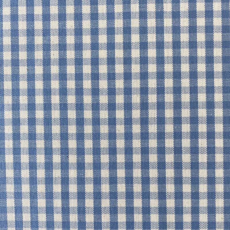 Brogue Check Marine Blue Fabric Tinsmiths