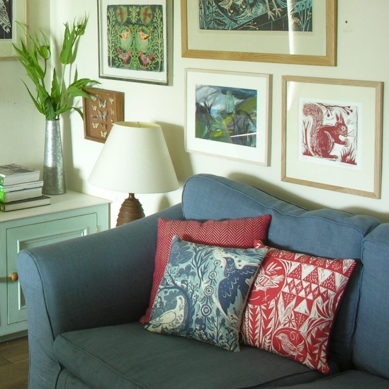 Mark Hearld Doveflight - Silver Grey - Image 4