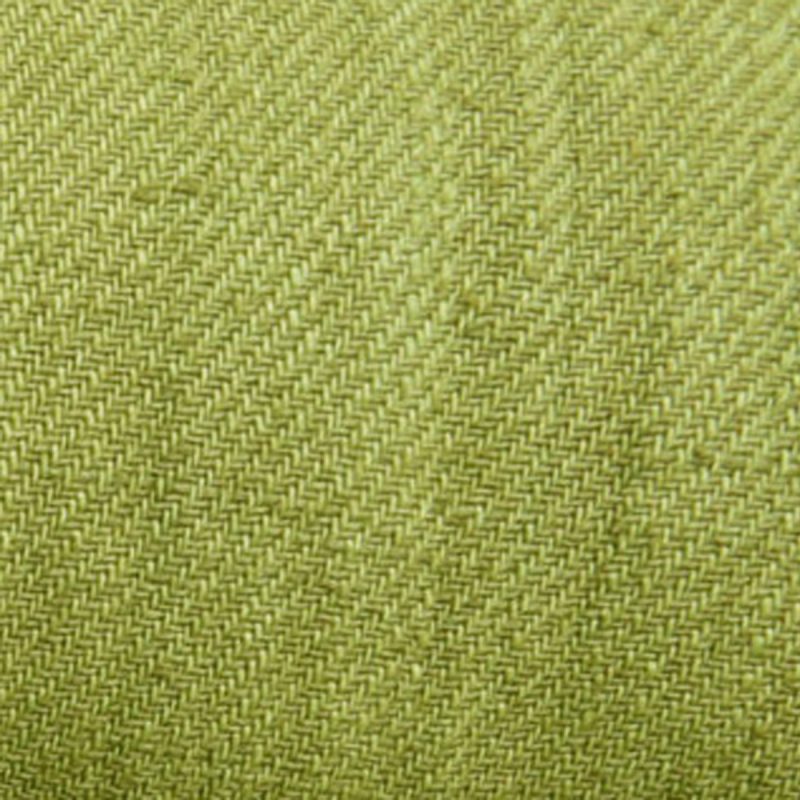 Hand dyed Linen Twill Green