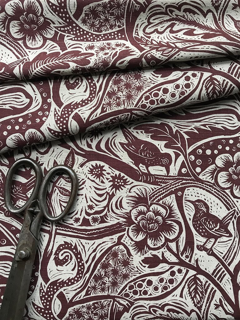 Mark Hearld Wren Fabric