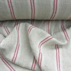 Washed Linen Oland Red