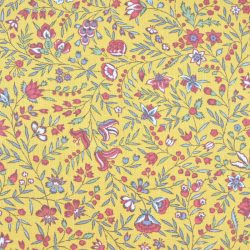 cotton print frejus yellow