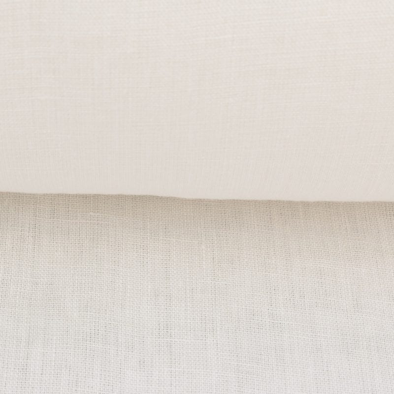 Extra Wide Ivory Linen Sheer