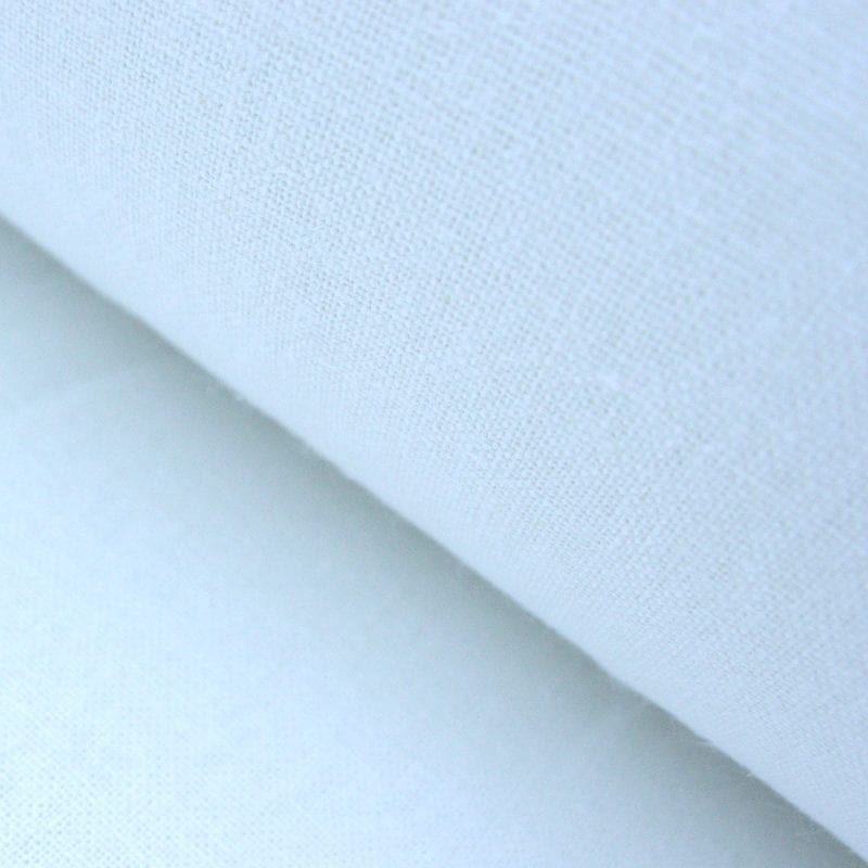 Extra Wide 100% Linen - White
