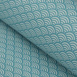 oilcloth fans turquoise