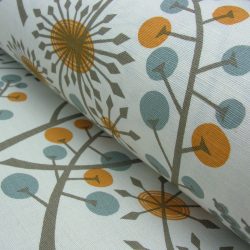 Angie Lewin Hedgerow Orange Blue