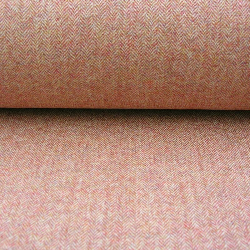 Wool Herringbone Blood Orange