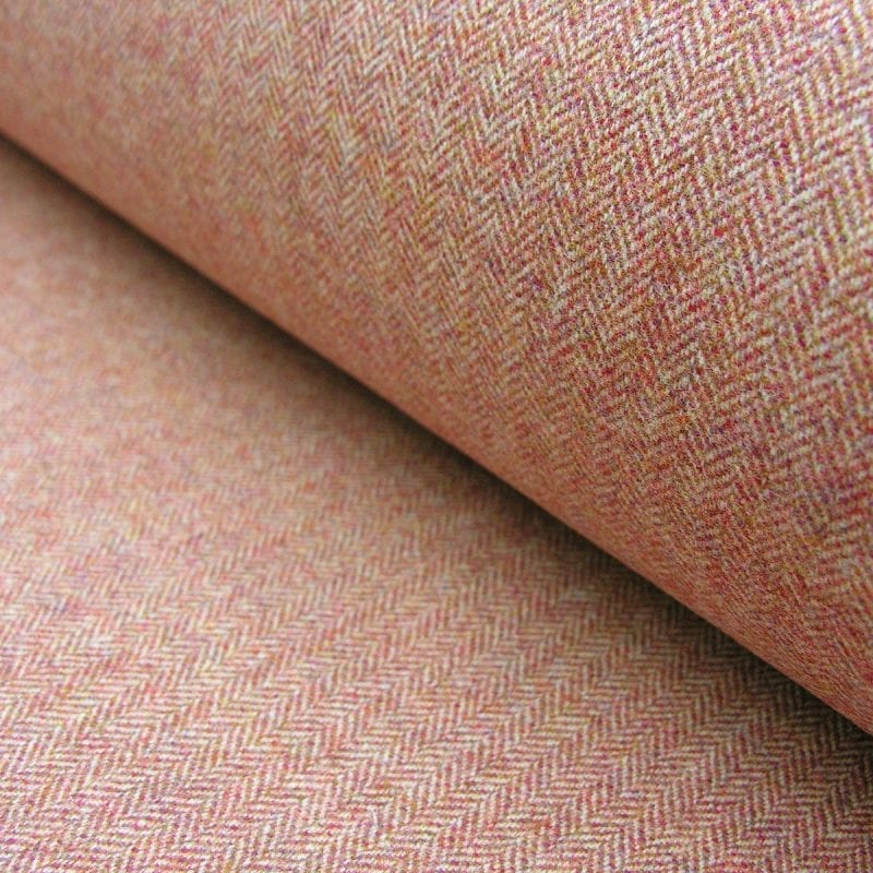 Wool Herringbone Blood Orange