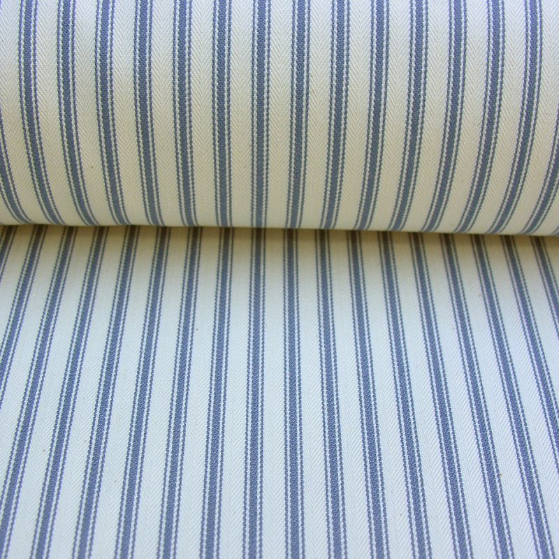 Ticking Fabric Airforce Blue