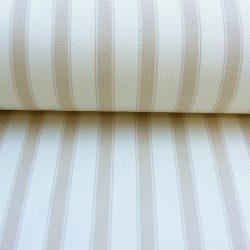 Ticking Fabric Large Cream