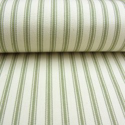 Ticking Fabric Sage