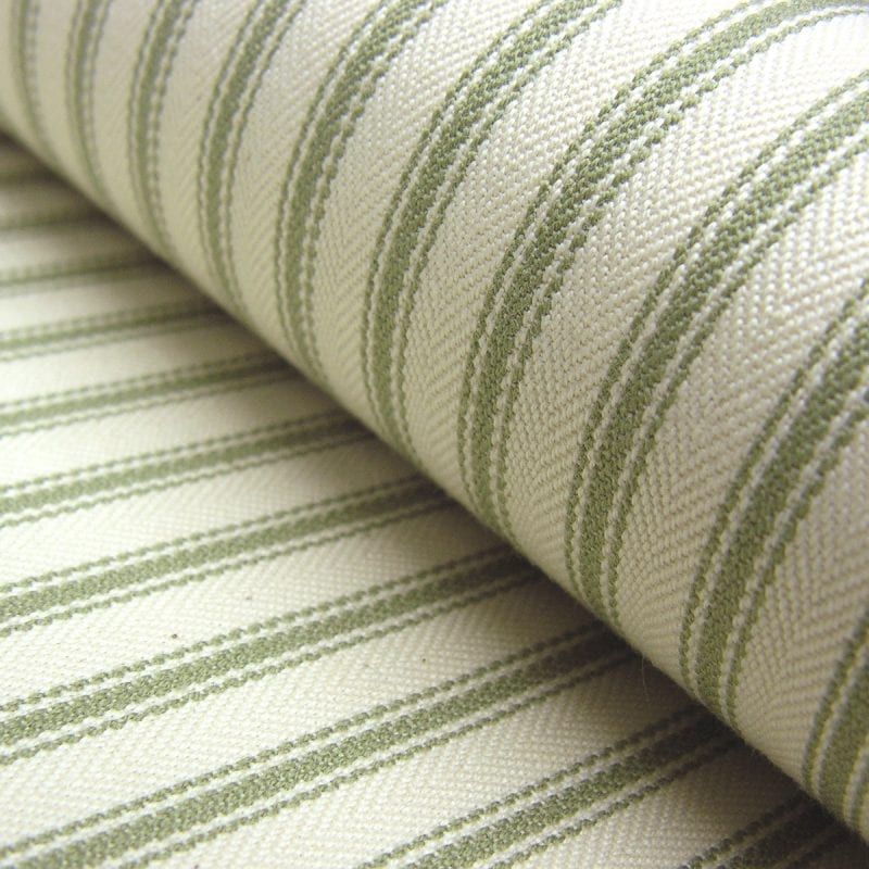 Ticking Fabric Sage