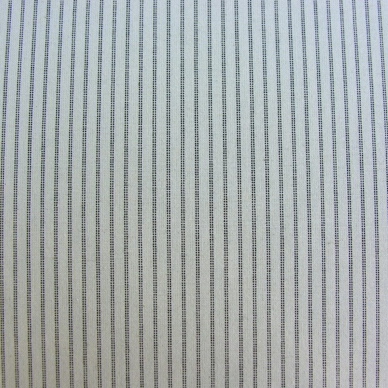 Cotton Lining Stripe Black