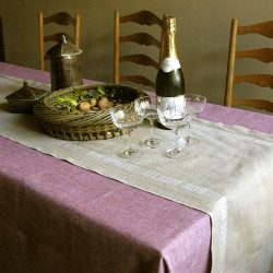 Bon Appetit Table Runner White Lettering