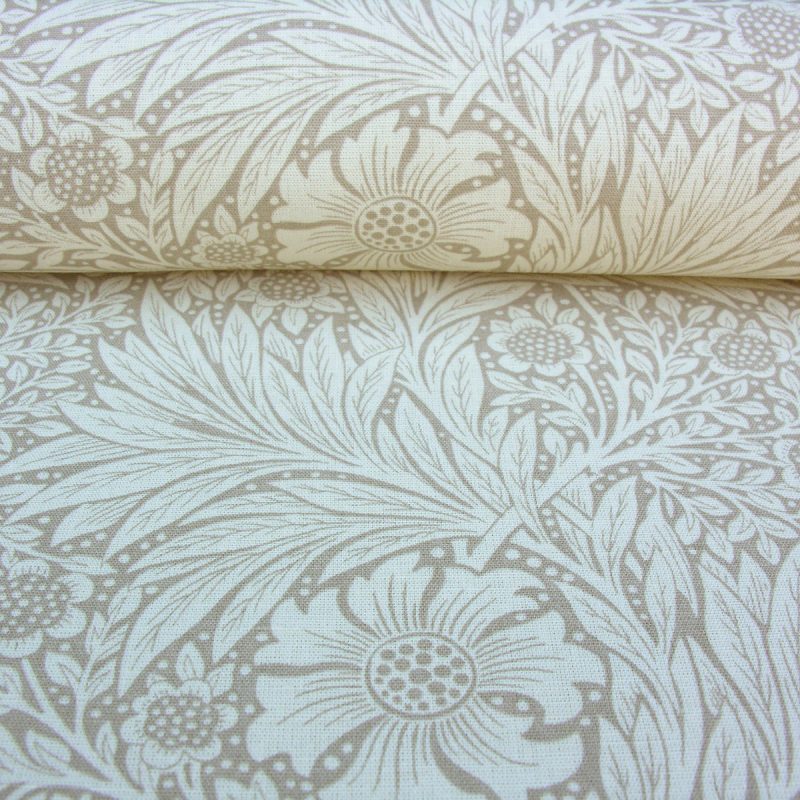 William Morris Marigold Linen and Ivory