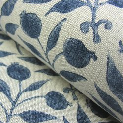 William Morris Fabric Rosehip Indigo