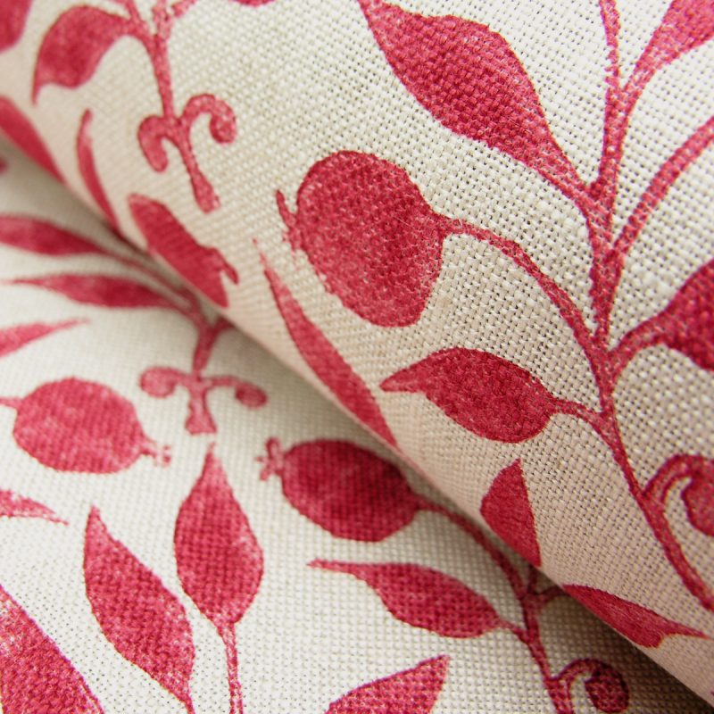 William Morris Fabric Rosehip Rose