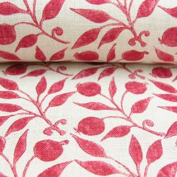 William Morris Fabric Rosehip Rose