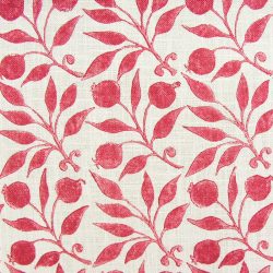 William Morris Fabric Rosehip Rose