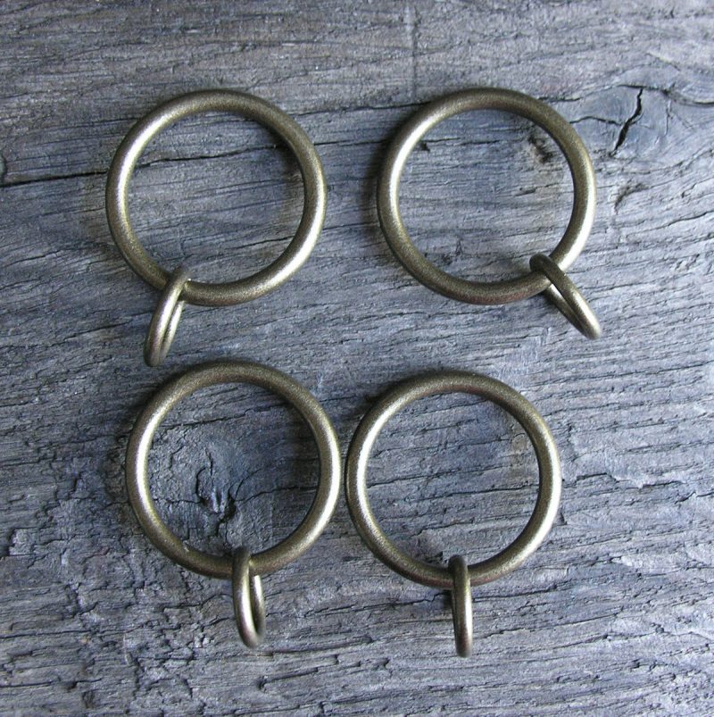 Metal Curtain Pole Set - Bronze 19mm - Image 4