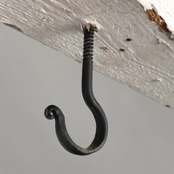 Ceiling Hook forged metal Tinsmiths