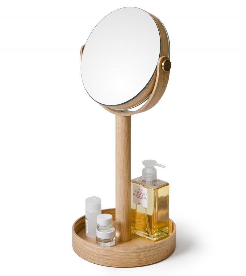 Oak Cosmetic Mirror - Image 2