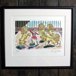 Emily Sutton Lion Tamer Circus Print