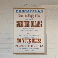 Tilleys Letterpress Peccadillo Poster Tinsmiths